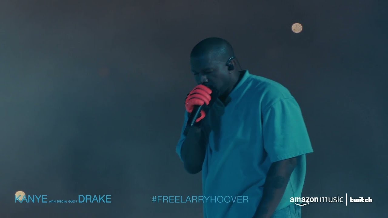 Kanye West performing Runaway