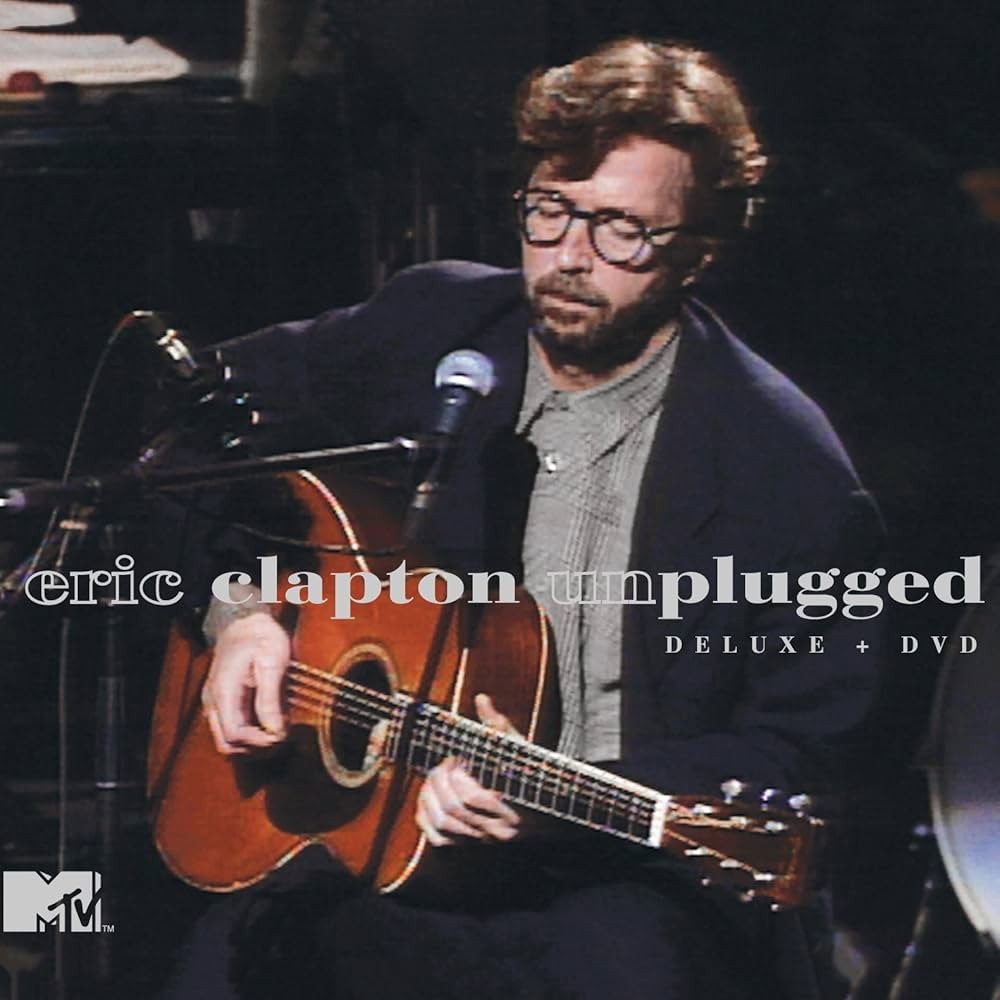Eric Clapton performing at MTV Unplugged