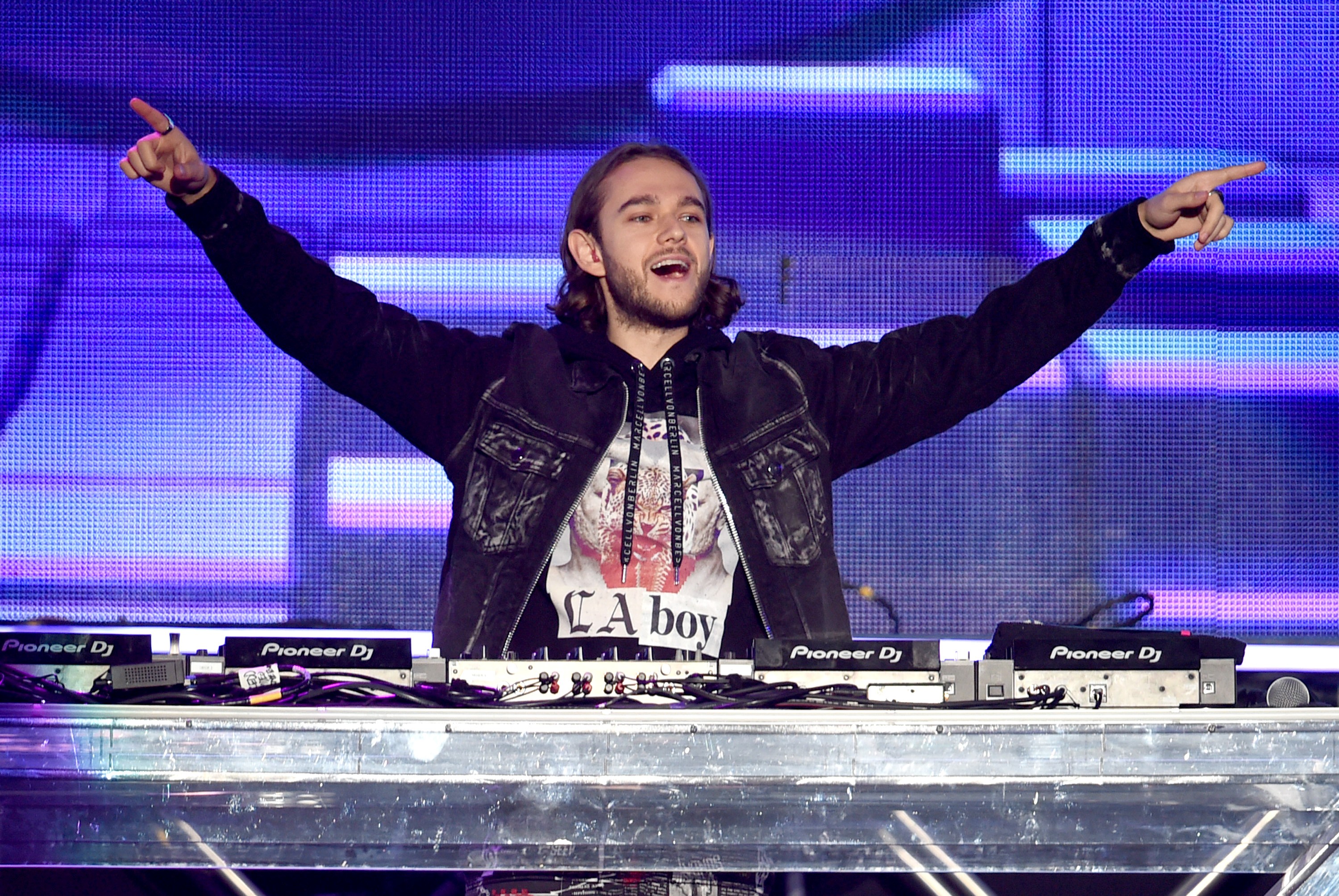 Zedd performing electronic music