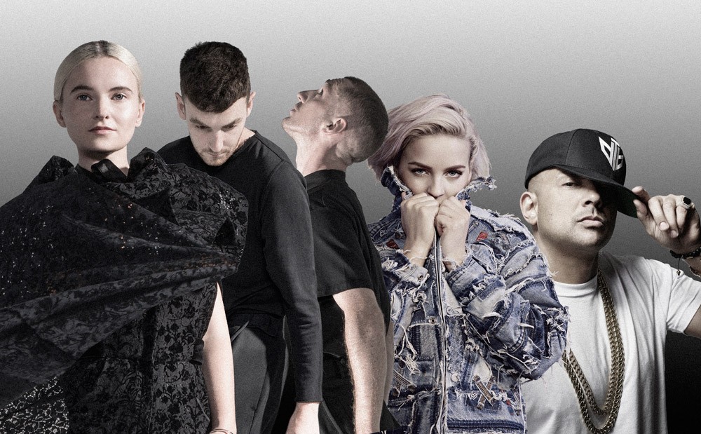 Clean Bandit performing electronic music