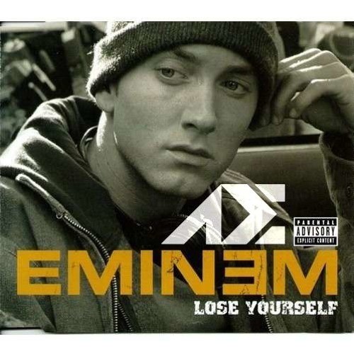 Eminem performing on stage